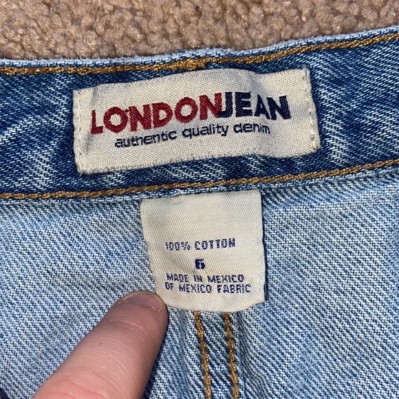 High Rise Denim Shorts - Picture 3 of 3